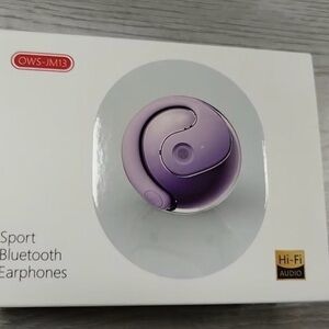 OWS-JM13 Sport Bluetooth Earphones Purple